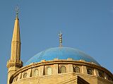 Beirut 09 Mohammed Al-Amin Mosque Minaret And Roof Close Up